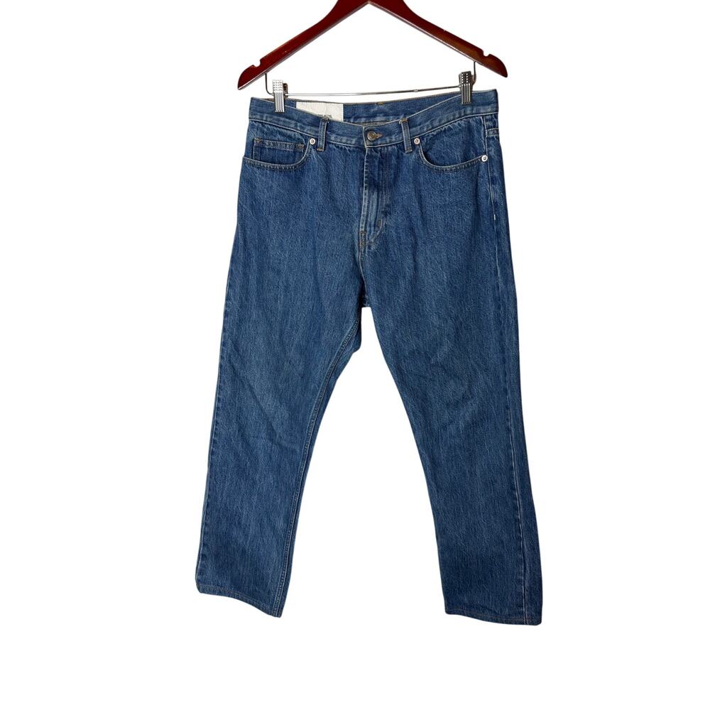 Norse Projects blue cotton straight leg jeans sz 31x28